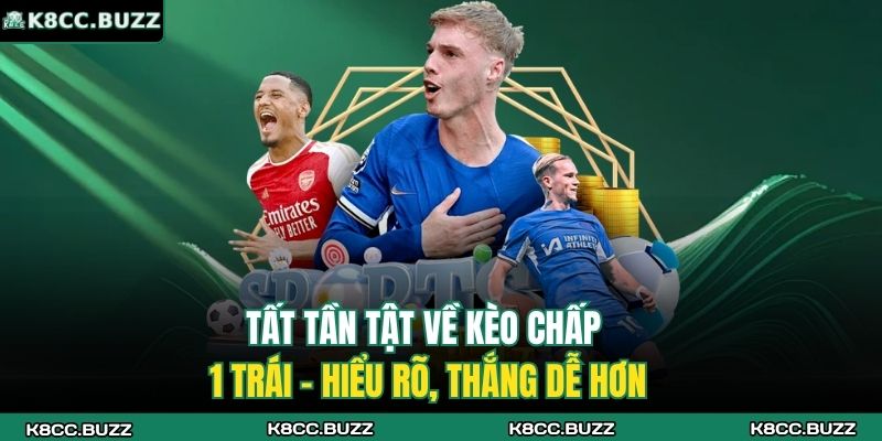 Tất Tần Tật Về Kèo Chấp 1 Trái - Hiểu Rõ, Thắng Dễ Hơn 3 Kèo chấp 1 trái
